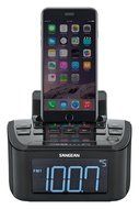 Sangean Compact AM/FM Dual Alarm Clock Radio with Large Easy to Read Backlit LCD Display &amp; Lightning Connector... N7