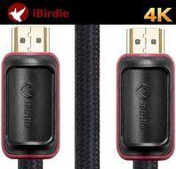 iBirdie High Speed HDMI cable 15ft(4.6m), Supports Ethernet,1080P, 3D, 4K and Audio Return(ARC), 26AWG, Braided... N4