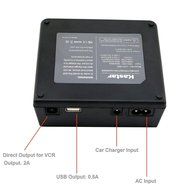 Kastar NP-F570 Battery (5-Pack) and Ultra Fast Charger(4X faster) Kit for NP-F570, NP-F550, NP-F530, NP-F330 work... N3