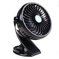 Portable Clip Fan Rechargeable Battery USB for Baby Stroller Car Camping Desk N2