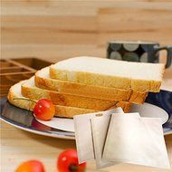 Mangocore 3pcs Reusable Toaster Bag Non Stick Bread Bag Sandwich Bags PTFE Coated Fiberglass Toast Microwave Heating... N5