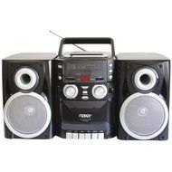 New NAXA NPB426 Portable CD Player with AM/FM Radio, Cassette &amp; Detachable Speakers
