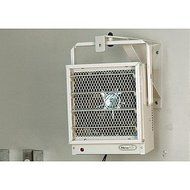 Beige Modern Durable Steel Electric Garage Heater | Contemporary Indoor / Outdoor Rooms Space Heater for Your... N3