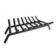Pleasant Hearth - 3/4" Premium Solid Steel Fireplace Grates, Black, 30-Inch N4
