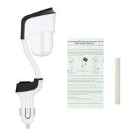 Security Car Humidifier, Ultrasonic Mini Cool Mist Aroma Humidifier Dual USB Charger Port Air Purifier with Auto... N6