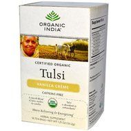 Organic India Tulsi Tea, Vanilla Creme, 18 Count N2