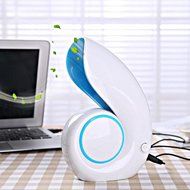 Office Small fan TOOPOOT Summer Cool USB Mini Fan for Desktop PC Laptop Desk Table (blue) N3