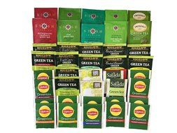 Custom Assorted Green Tea Variety Pack by AtHomePlus-- Good Earth, Salada, Bigelow, Stash, Twining Teas (40 Count... N2