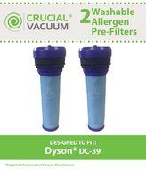 2 Dyson DC39 Washable &amp; Reusable Pre Motor Filter, Fits Dyson DC39 Canister Vacuums, Compare to Part # 923413-...