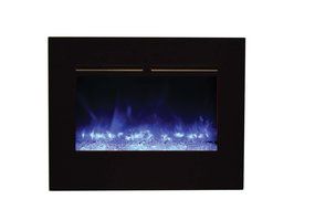 Amantii ZECL-26-2923-FLUSHMT-BG Zero Clearance Series Built-In Flush Mount Electric Fireplace with Ember Media... N5