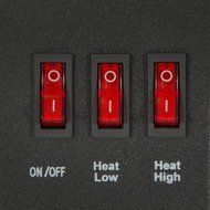 Modern Standing Electric Fireplace Heater Fire Stove Flame Wood Log Portable - P4 N3