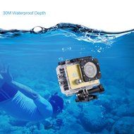 MARVUE MA3H 4K WIFI Sports Action Camera FULL HD 1080P 60fps 16MP Waterproof Digital Video Recorder (MA3H-SILVER)