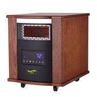 Thermal Wave by SUNHEAT TW1500-UV with UV Germicidal Air Purification Infrared Heater with Remote Control, Modern...