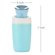 QH Silent USB Air Purifier Mini Humidifier For Office Home Car and Baby (Blue) N20