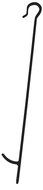 Uniflame, P-1002, 29.5" Black Finish Poker With Crook Handle