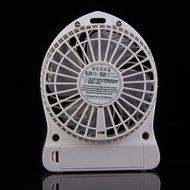 HJIAN 4-inch Table Fan 3 Speeds USB Mini Fan Portable fan Rechargeable Desktop Fan Battery Fans Cooler Cooling... N2