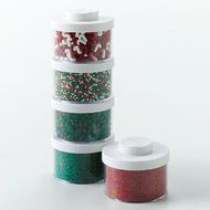 91959102 Wilton Holiday Sprinkles Set 5 Pack for Cakes, Cookies and Cupcakes