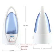 Ultrasonic Humidifier Cool Mist 2L IMS Extra Function [Add Himalayan Natural Salt] Generate Negative Ions, Good... N6