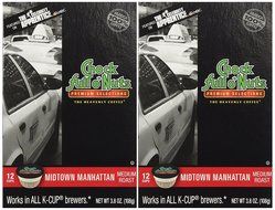 Chock Full o'Nuts Midtown Manhattan Coffee K-Cups 12 Ct - Pack Of 2