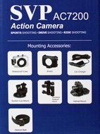 SVP (TM) 720P HD Mini Action Helmet Camera Waterproof Sport Car DV Bike Camcorder Video 16G TF Card