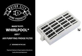 Whirlpool Air1 Fresh Flow Compatible Air Purifying Fridge Filter, Motor City Home Products Brand Replacement (1) N2