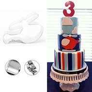 Stainless Steel Helicopter Shape Cookie Cutter Cake Baking Mold shopping N5