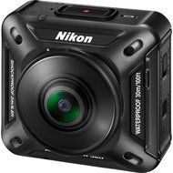 Nikon KeyMission 360 Wi-Fi Shock &amp; Waterproof 4K Video Action Camera Camcorder + Action Mounts + 64GB Card + Battery... N4