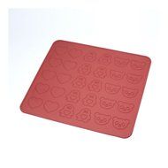 Silicone 30-cavity Macaron Macaroon Pastry cake Oven Baking Mould Sheet LC950 Must Have (Penguin with heart shape) N3