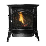 Ashley AGC500VFMN Vent-Free Mahogany Enameled Porcelain Cast Iron Stove, 31000 BTU N5