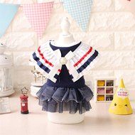 Pet Dress,Haoricu Winter Autumn College Style Dress Party Dress Pet Small Dog Cat Dress Pet Clothing Cotton-padded...