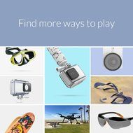 YI 4K Action Camera with Selfie Stick &amp; Bluetooth Remote (US Edition) Night Black N6