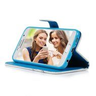 S6 Case,Samsung Galaxy S6 Case - Wallet 3D Effect Colorful Print Patterns Premuim PU Leather Soft TPU Inner Cover... N13