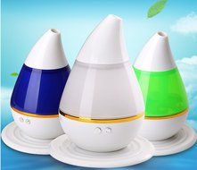 Qingsun Drip Shape Mini Car USB Essential Oil Diffuser Humidifier Car atomizer Air Refresher Purifier Filter(Blue) N2