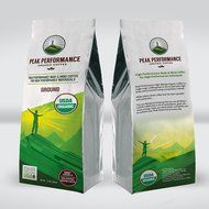 Peak Performance High Altitude Organic Coffee. No Pesticides, Fair Trade, GMO Free, And Beans Full Of Antioxidants... N8
