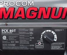 ProCom Portable Multifuel Commercial Heater - 80,000 BTU, Model# PCK80T by ProCom