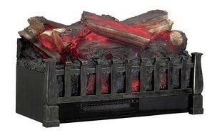 Duraflame DFI021ARU Electric Log Set Heater with Realistic Ember Bed, Antique Bronze N8