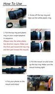 Discovery Optical Scope Mount 43-45mm Aluminum Alloy Anti-slip Clip Scope Phone Adapter Fit for 99% Mobile Phone... N13