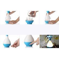 Lary intel Ultrasonic Home Aroma Humidifier Air Diffuser Purifier Atomizer (Blue) N7