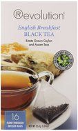 Revolution Tea Black Tea, English Breakfast, 16 Count (Pack of 6) N3