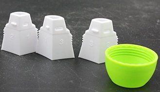 Misula Baking ColorSwirl Tri-color Coupler for Sphere Tips Icing Piping Bag Converter Baking Cake Cupcake Cookie... N3