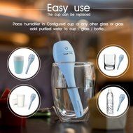 MAOZUA USB Mini Humidifier 40ML Humidifing Capacity Mist Humidifier Travel Size Air Purifier with Smart Switch... N9