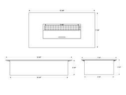 Ignis Ventless Bio Ethanol Fireplace Burner Insert EB1400 N5