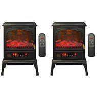 (2) Lifesmart 3-Sided Infrared Electric Stove Heaters N5