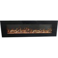 60" Wall-Mounted Color Flame Changing LED Light Fireplace