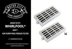 Whirlpool Air1 Fresh Flow Compatible Air Purifying Fridge Filter, Motor City Home Products Brand Replacement (1) N4