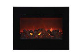 Amantii ZECL-26-2923-FLUSHMT-BG Zero Clearance Series Built-In Flush Mount Electric Fireplace with Ember Media... N6