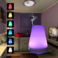 ledsniper 100ml Essential Oil Diffuser, Cool Mist Aroma Humidifier with 7 Changing Colorful LED Lights, Waterless... N7