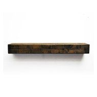 Dogberry Collections Rustic Fireplace Mantel Shelf N3