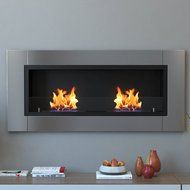 Moda Flame Valencia PRO Wall Mounted Ethanol Fireplace N6