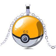 Anime Pokemon Pokeball Unisex Fashion Jewelry Glass Dome Pendant Charm Necklace